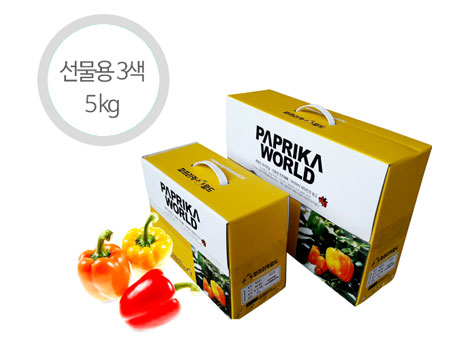 선물용 3색 혼합 파프리카 - 5kg