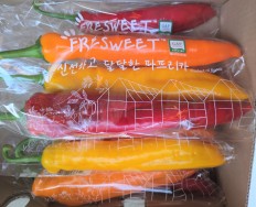 길쭉달달 바나나파프리카 - 3kg ( 18~23개내외 )