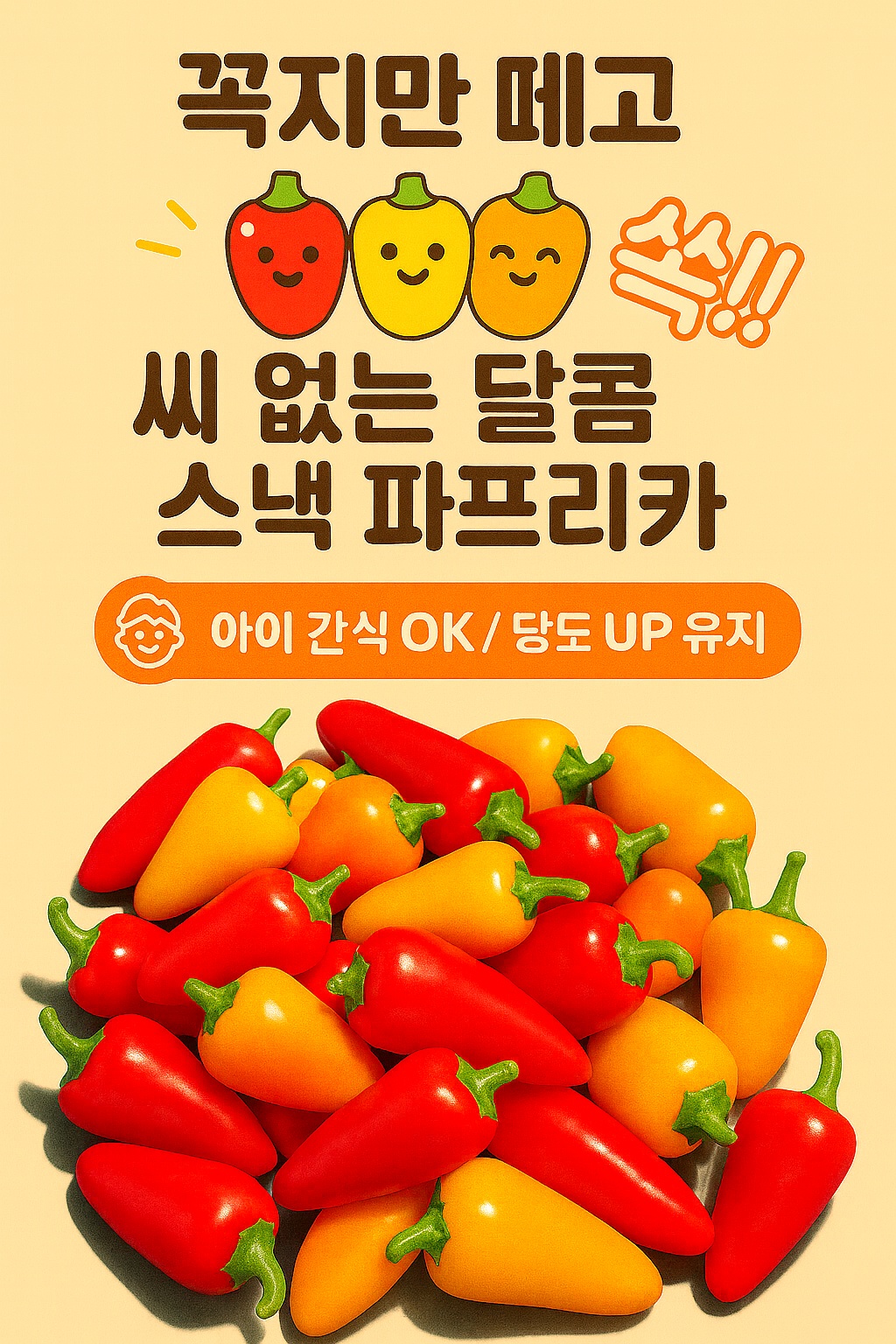 씨없는 미니파프리카 - 5kg